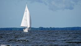 Sail boat on Lake Ontario