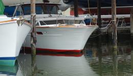 Pleasure boats docked