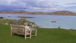 Iona view and bench