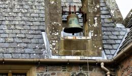 bell at Iona Abbey, Scotland