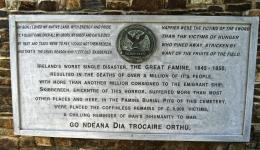 Famine Cemetery in Ireland