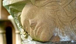 cloister face, Iona Abbey, Scotland