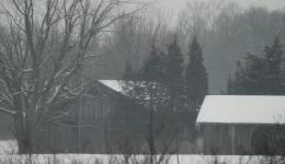 An old weathered barn