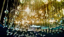 hanging lights and globules