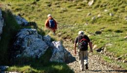 pilgrims in Iona, Scotland