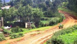 Road near the Rift Valley, Kenya