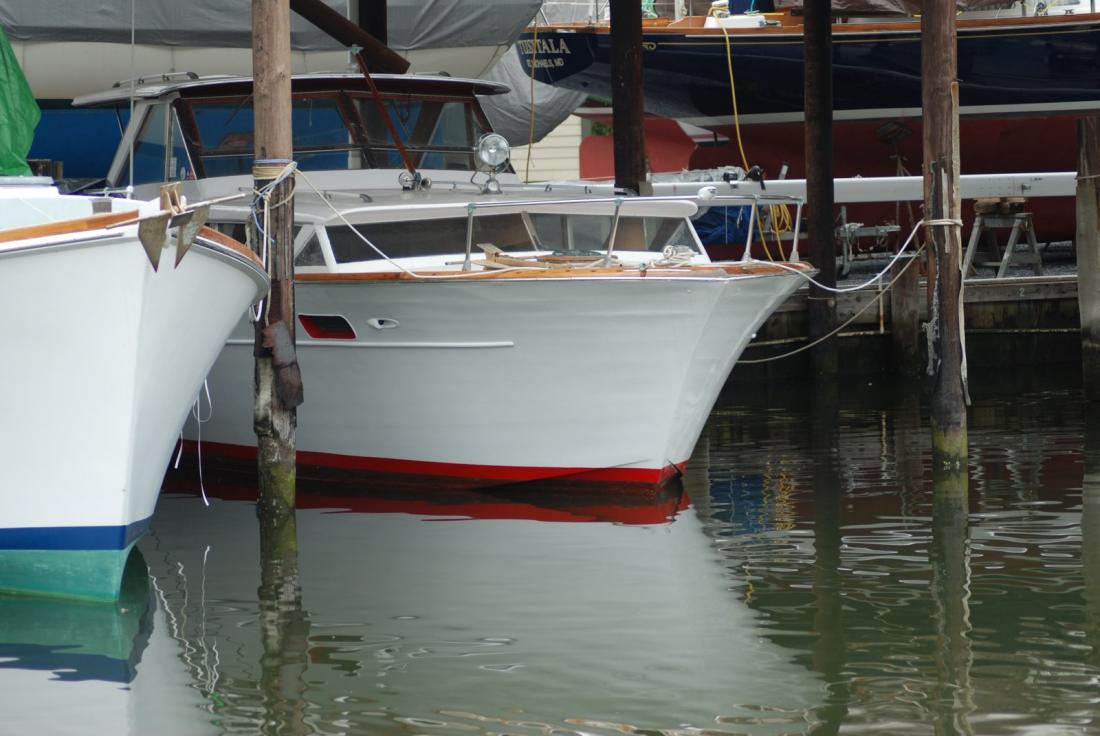 Pleasure boats docked