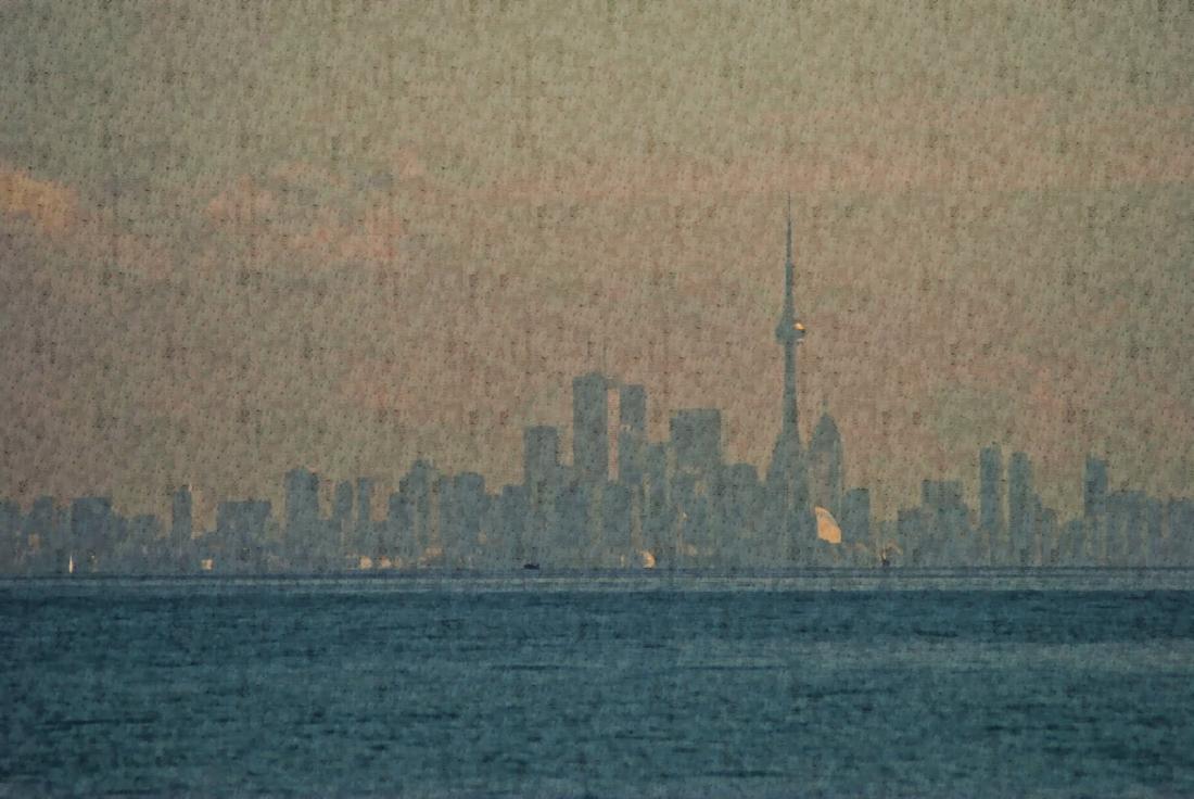 Toronto skyline, photo adapted