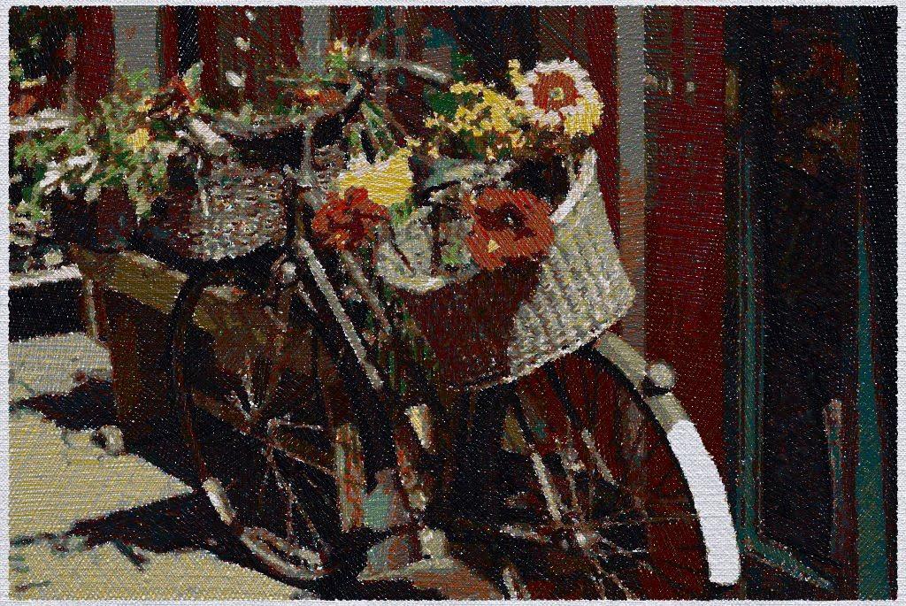 Flowers on Bicycle